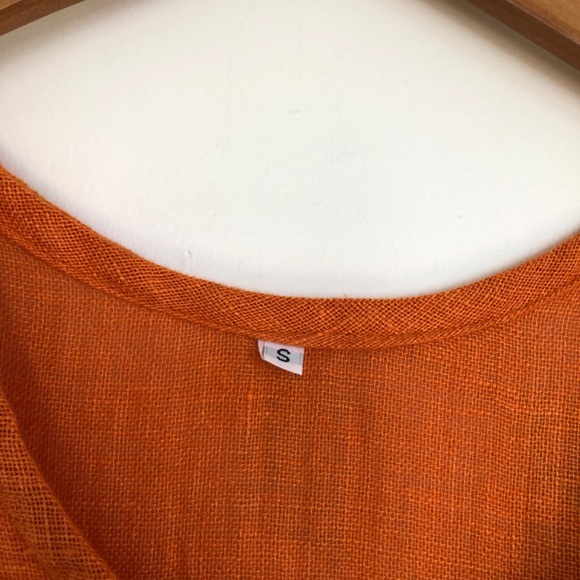 Vintage Oversized Lagenlook Beachy Coastal Summer Tank Top Size Small - Picture 7 of 14